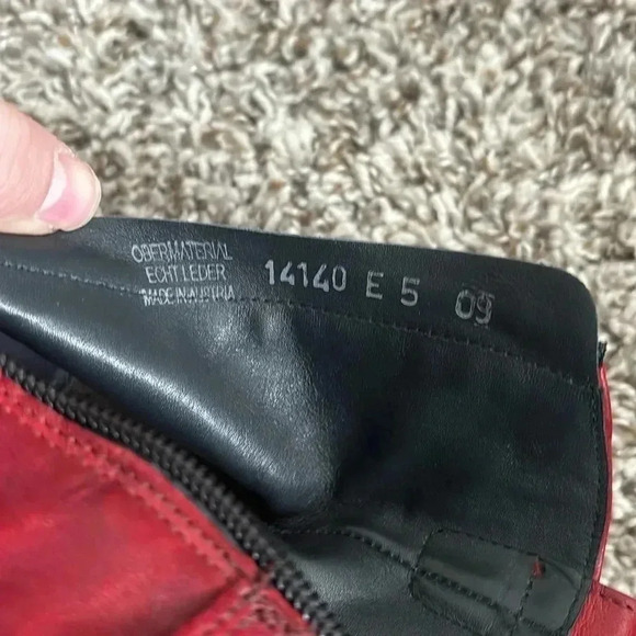 NWOB Paul Green Jake Boot Dynamite Combat in Chili Red Sportnappa - Picture 7 of 8